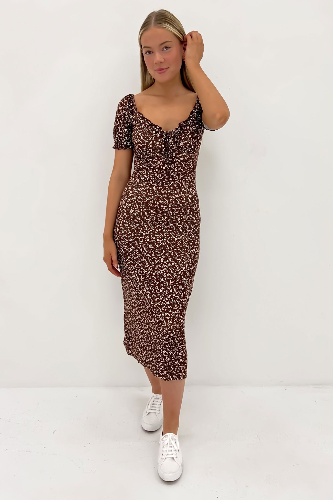 Sophie Midi Dress Print