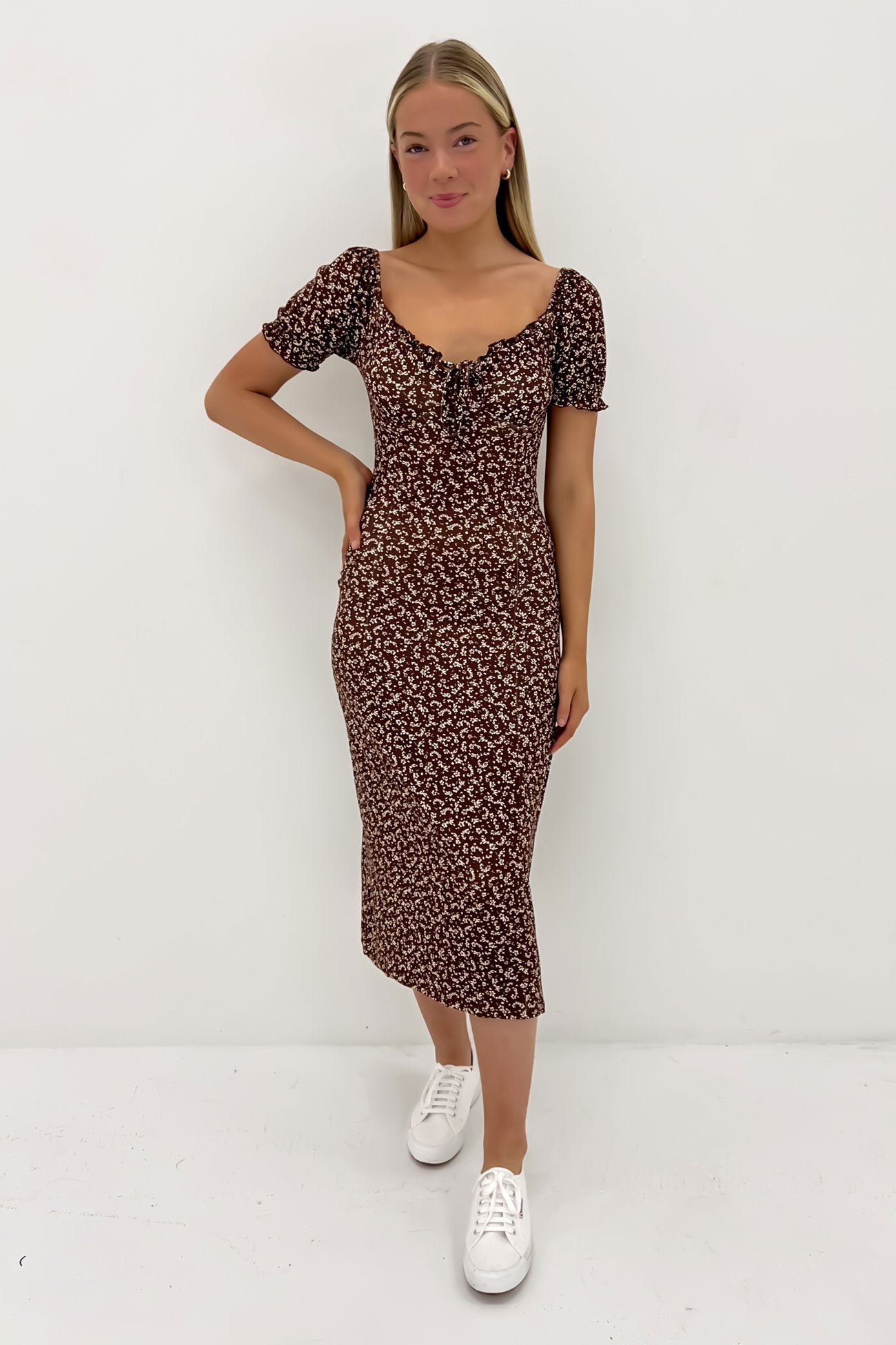 Sophie Midi Dress Print