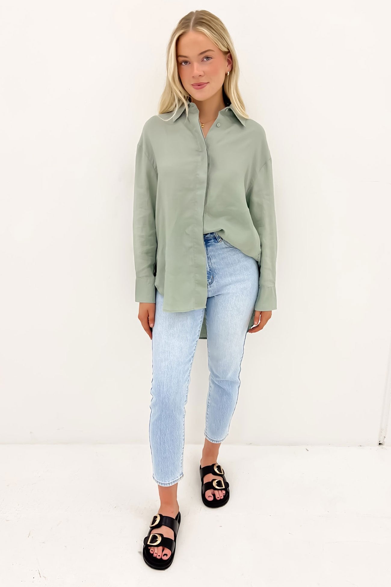 Sorrento Shirt Sage Green