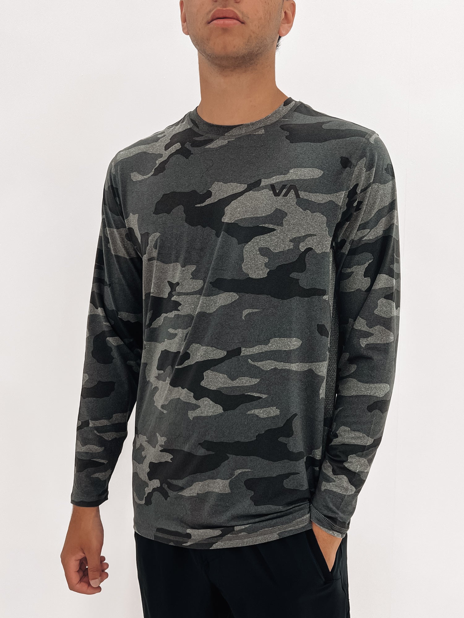 Sport Vent Long Sleeve Tee Camo