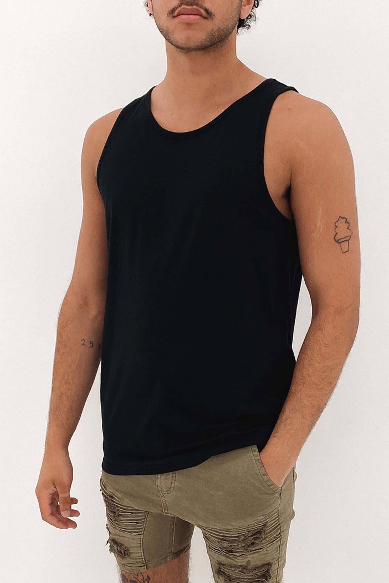 Standard Singlet Black