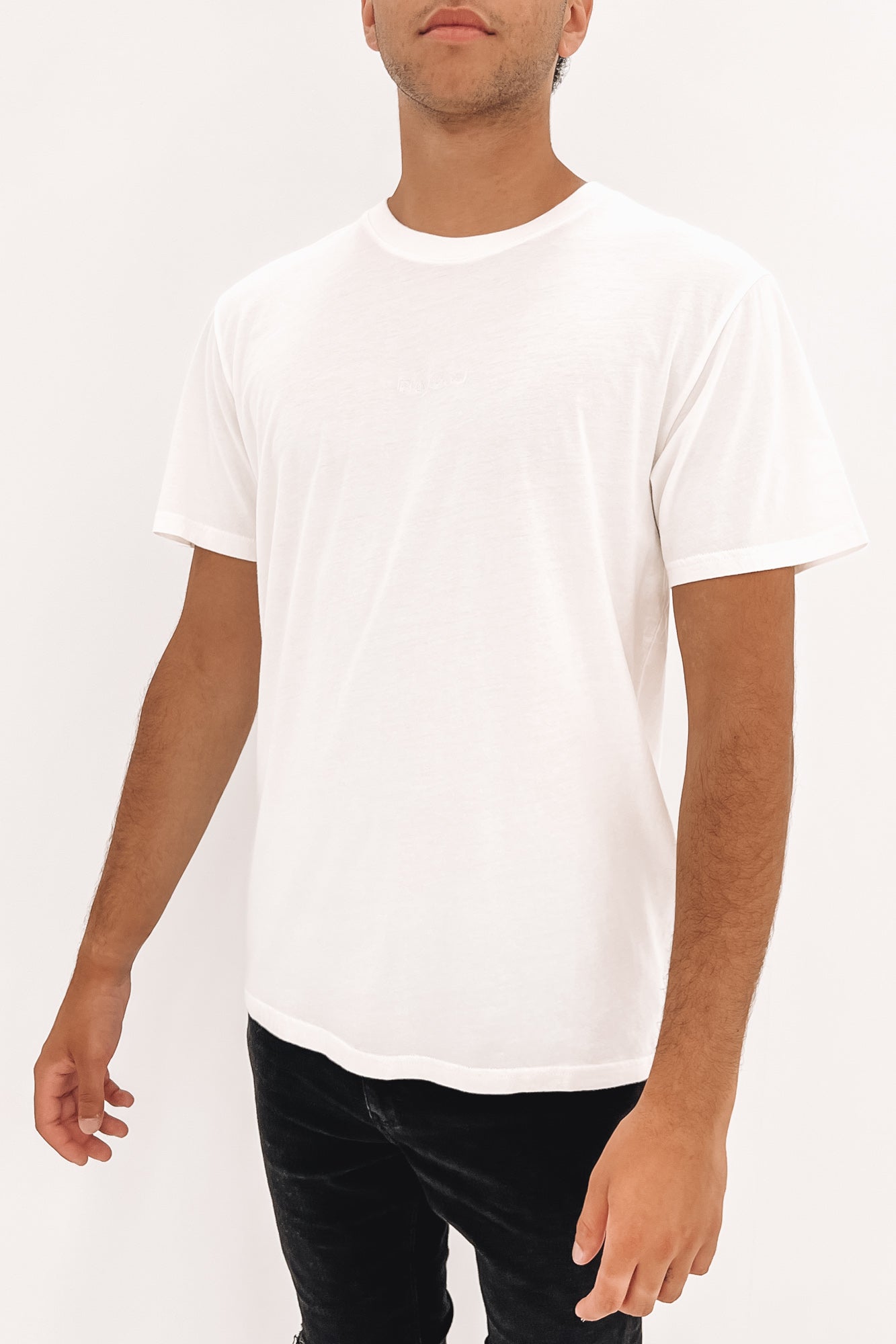 Strand Embroidered T-Shirt White