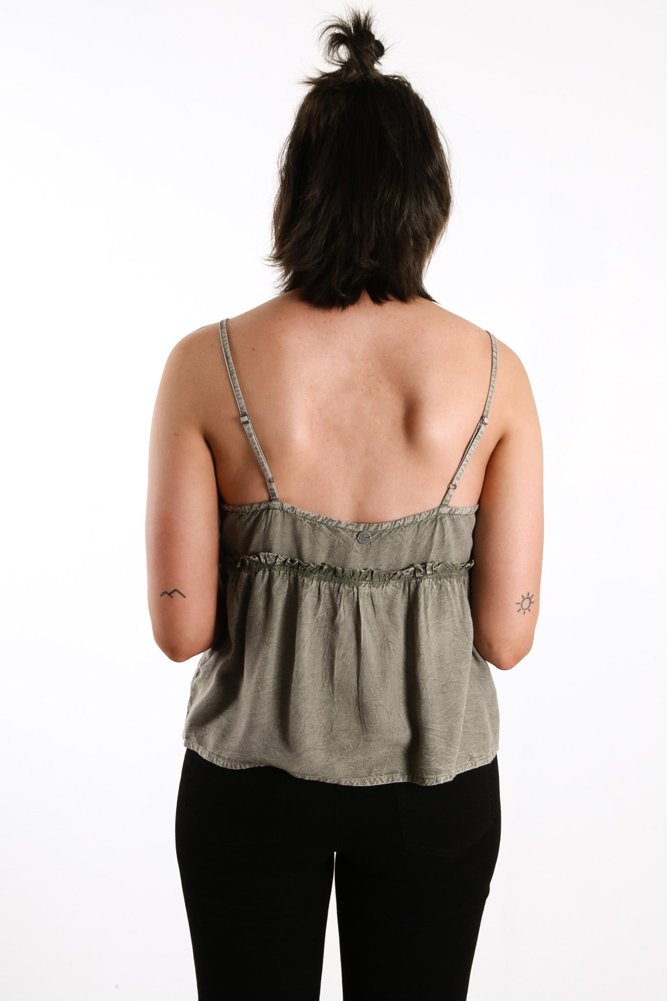 Supple Washed Cami Khaki