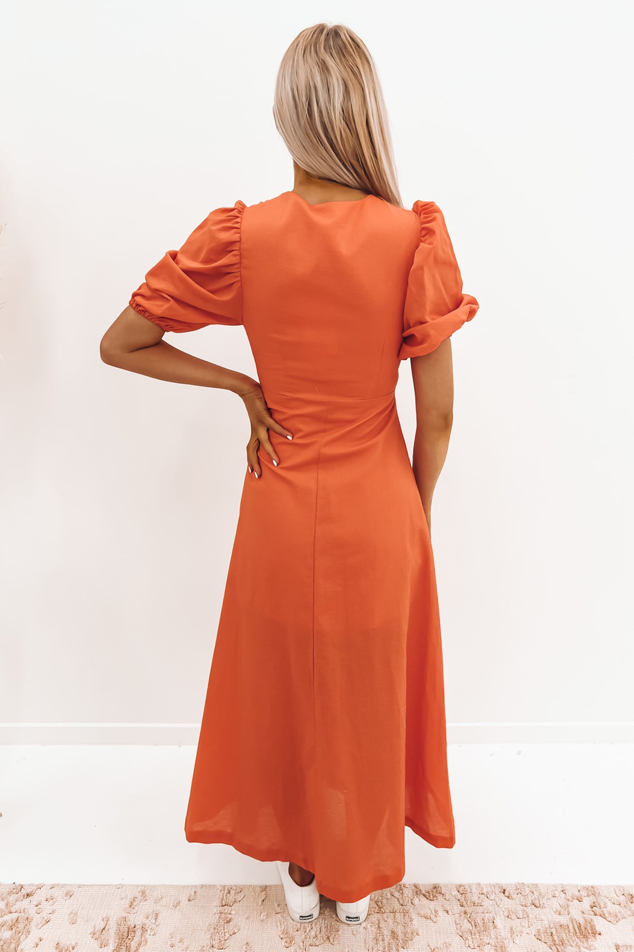 Taneisha Maxi Dress Orange