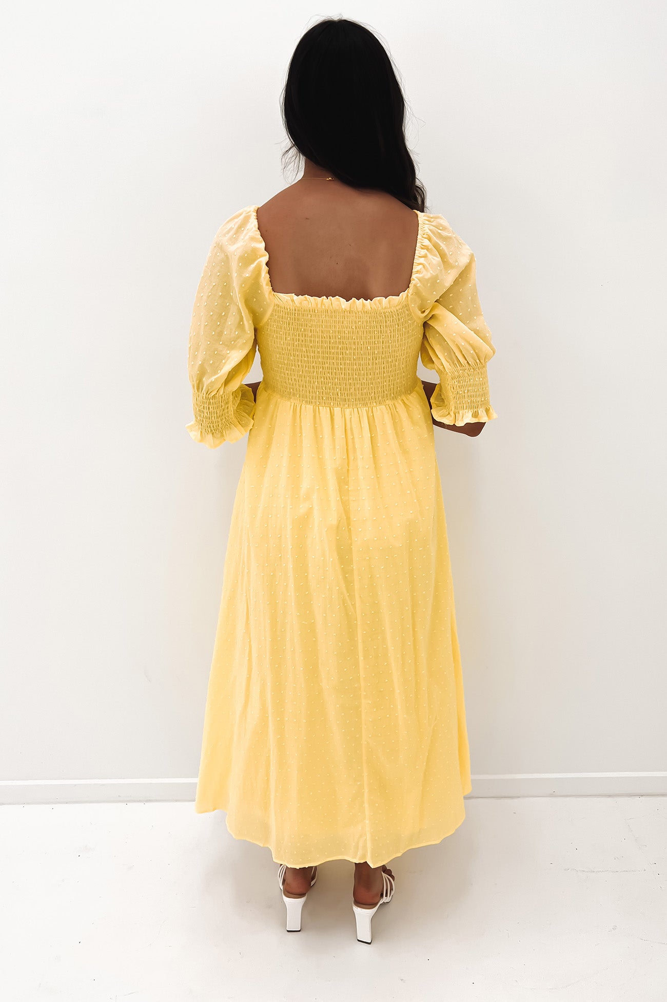 Ted Midi Dress Yellow