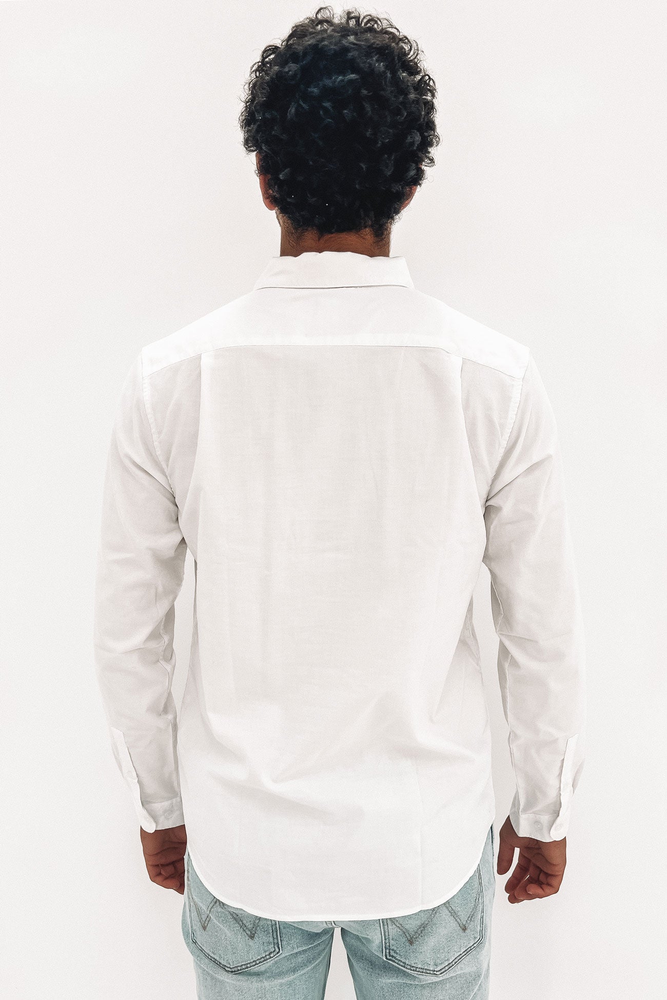 That'll Do Stretch Long Sleeve Shirt White