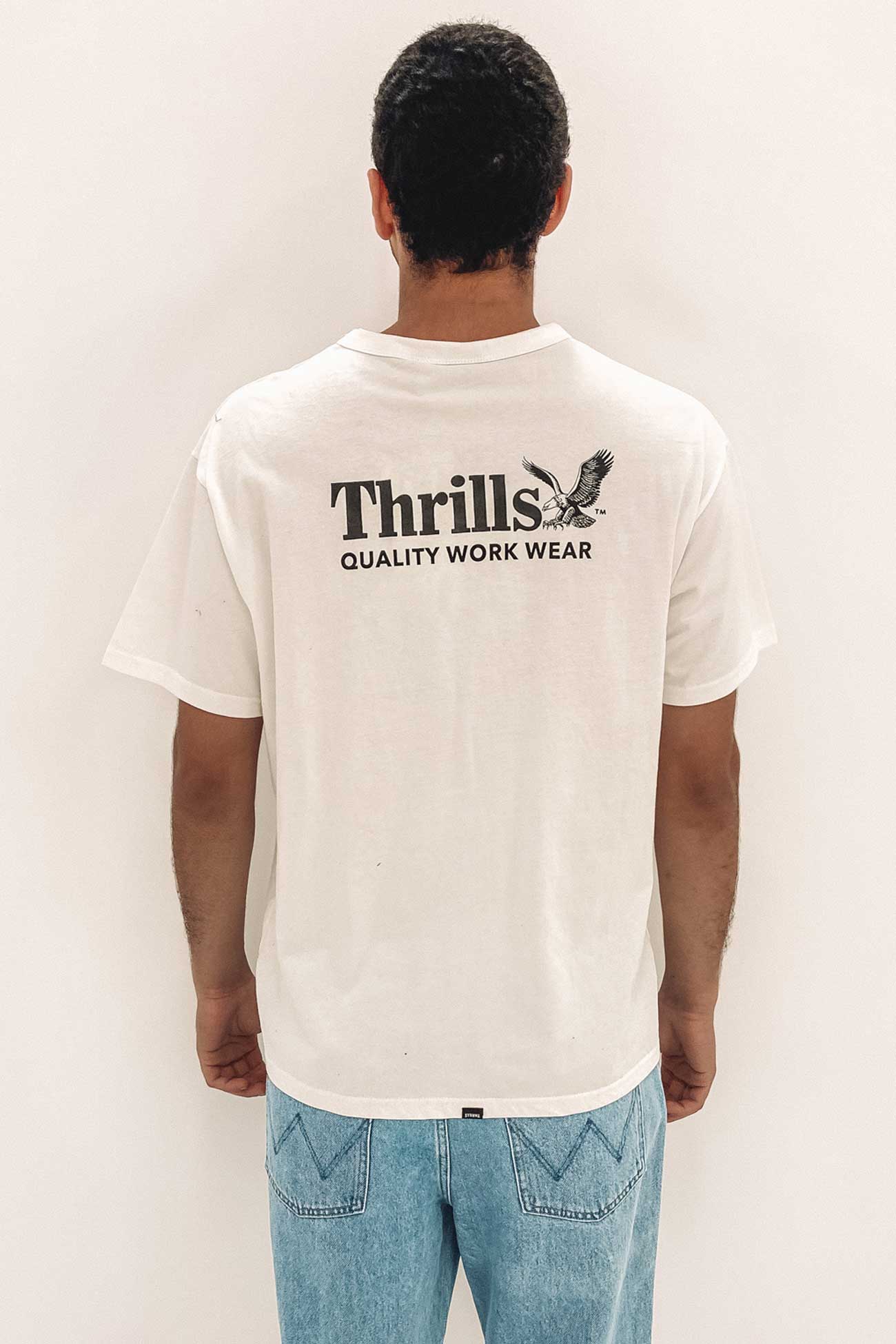 Thrills Workwear Box Fit Tee White