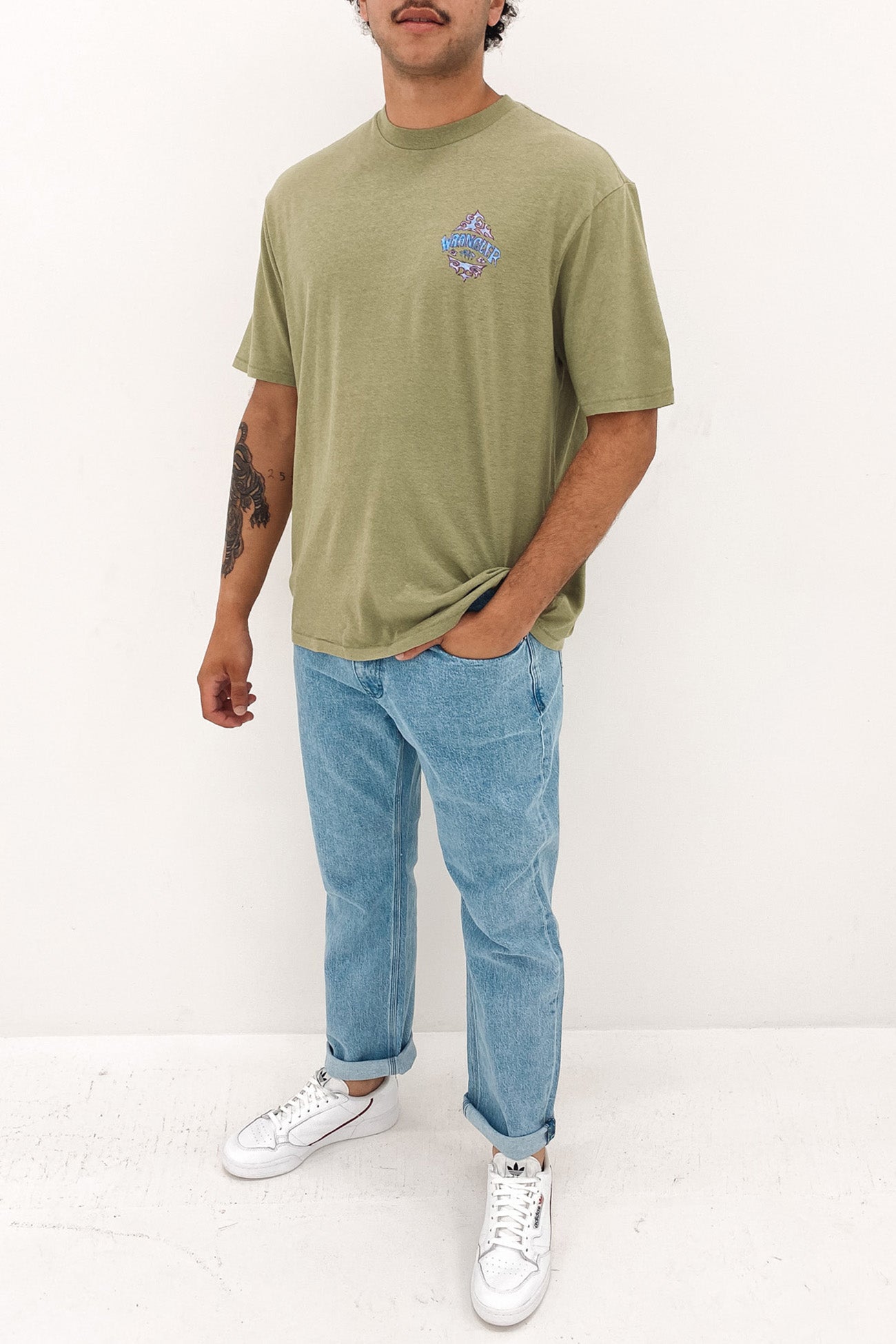 Tide Wire Baggy Tee Tea Leaves