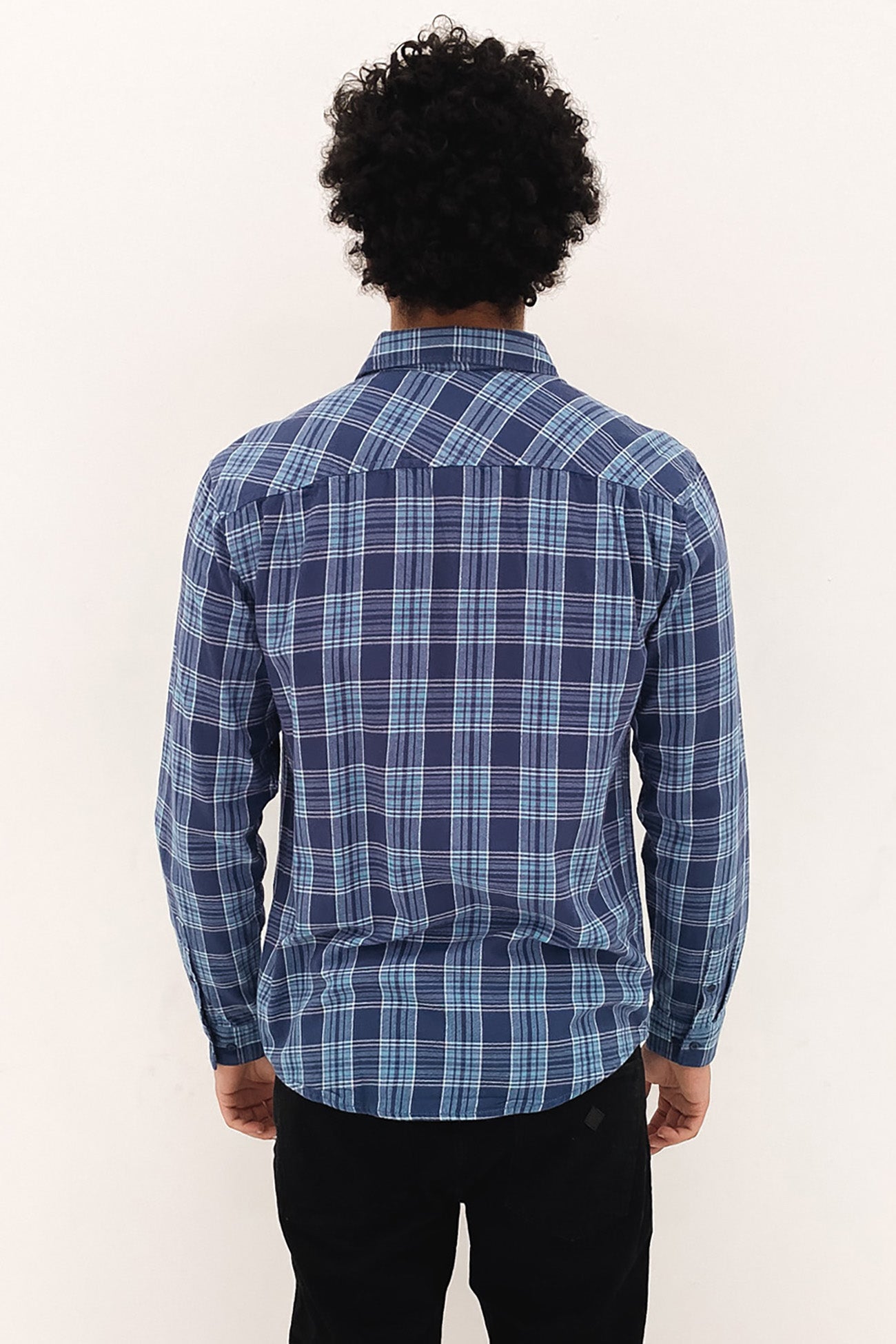 Treets Long Sleeve Shirt Washed Blue