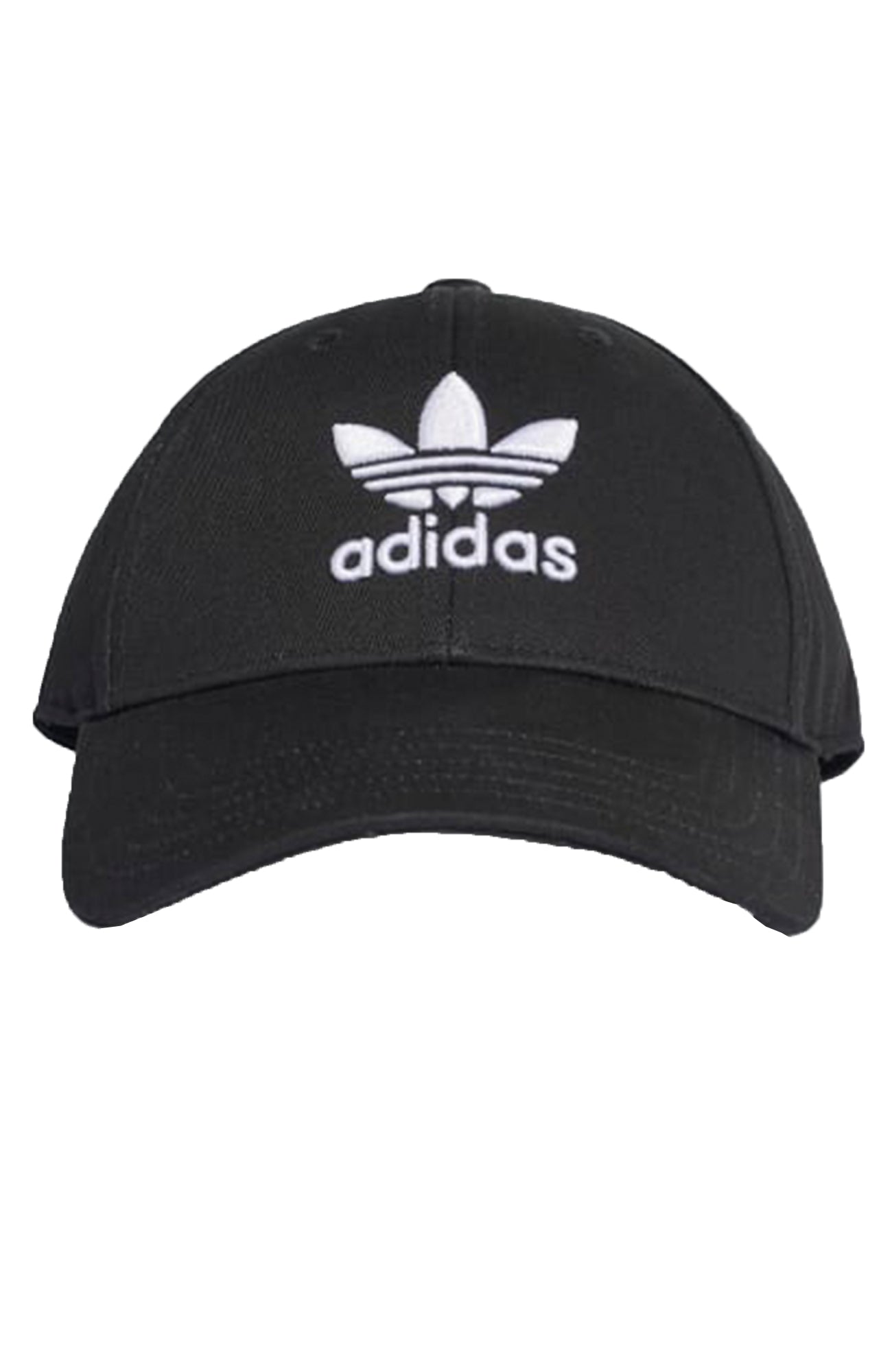 Trefoil Baseball Cap Black White