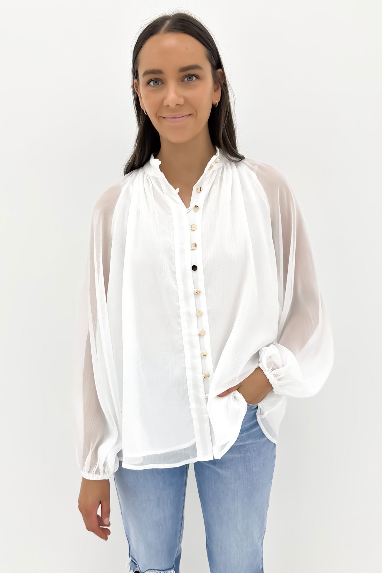 Trista Blouse White