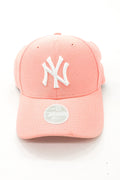 New York Yankees 9FORTY Strapback Pink White