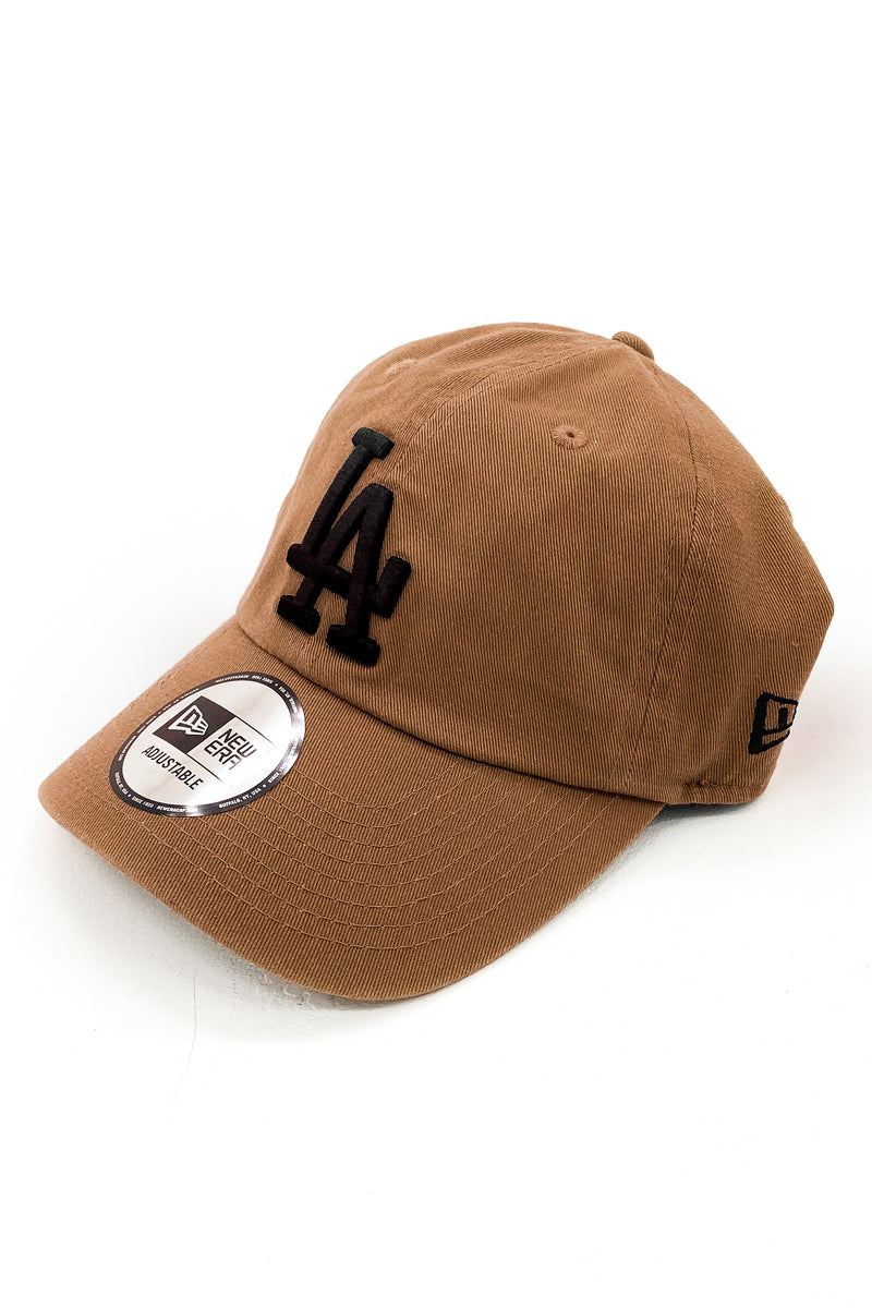 Los Angeles Dodgers 9FORTY Cloth Strap Khaki Black