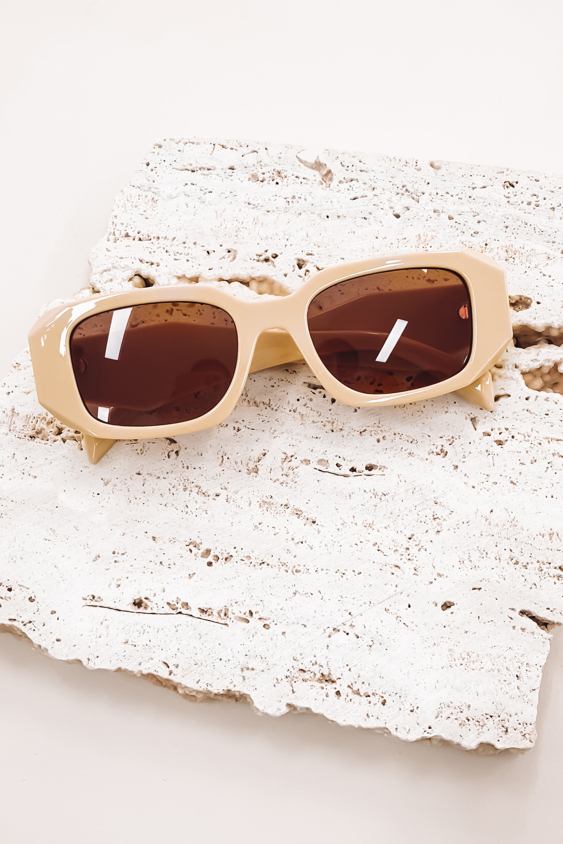 Charles Sunglasses // Beige