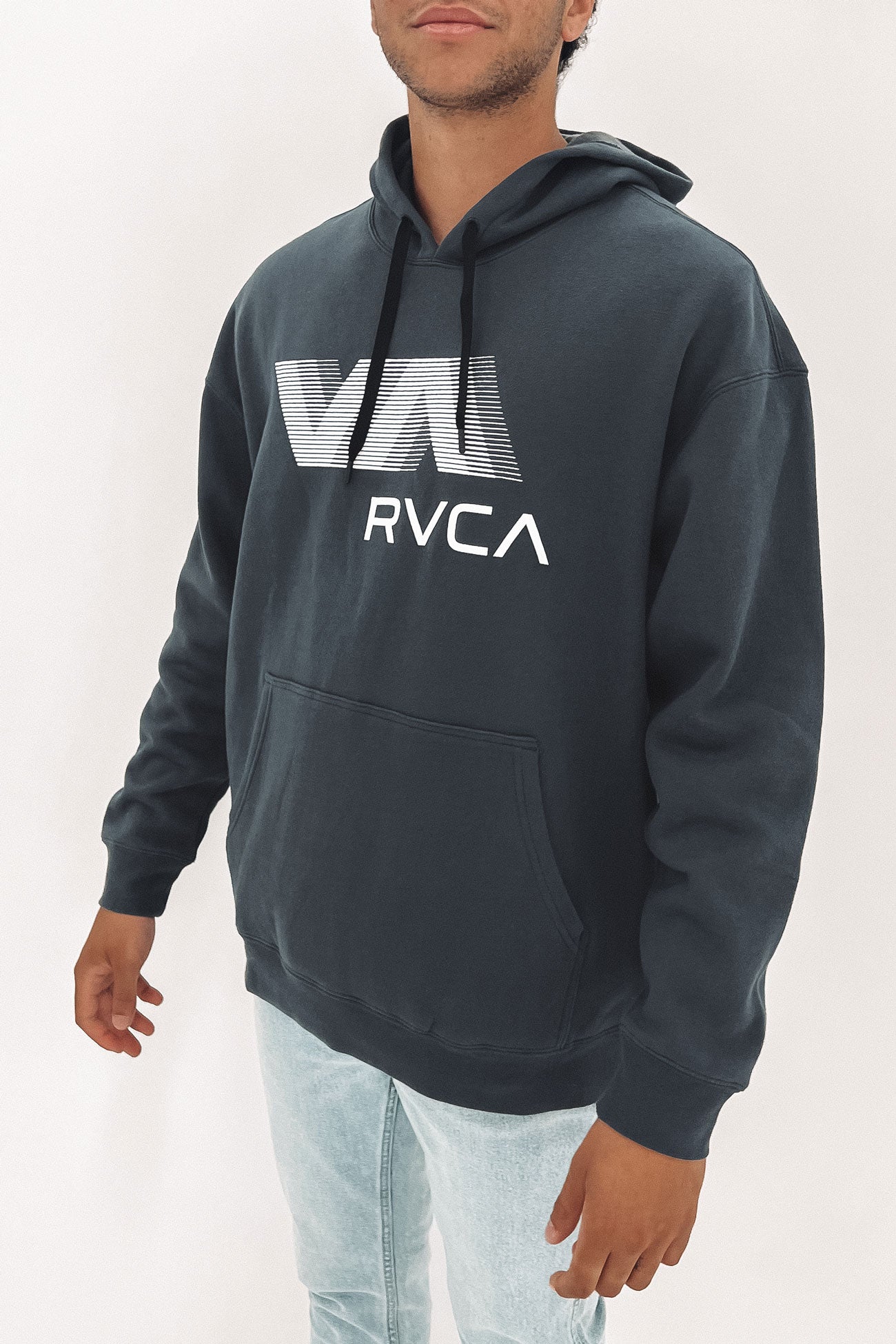 VA RVCA Blur Hoodie Ombre Blue