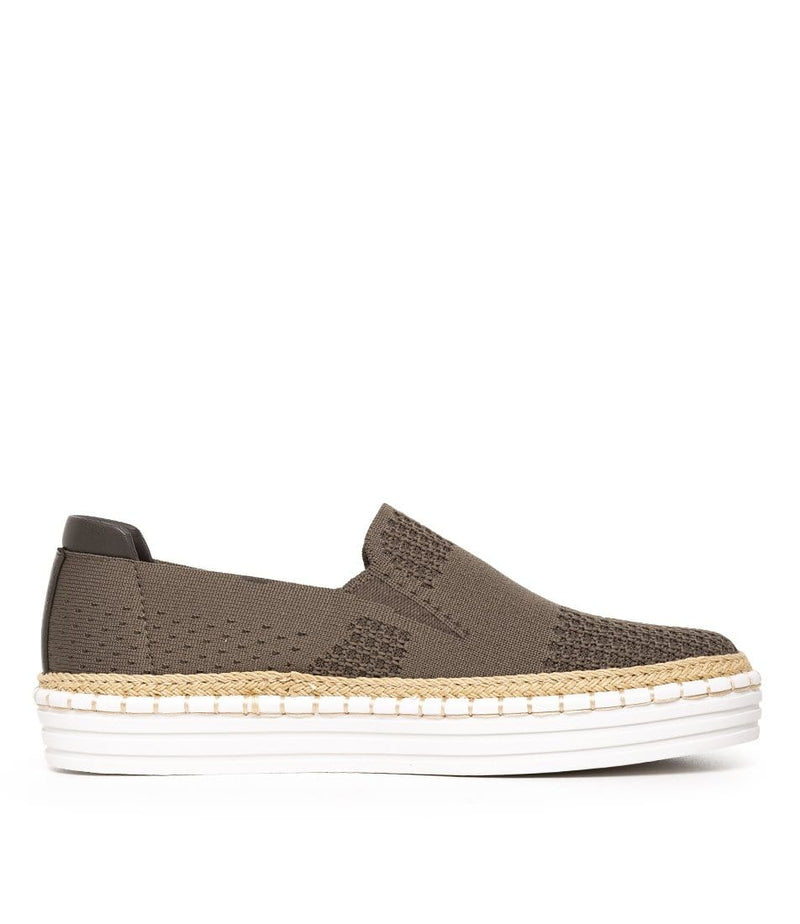 Queen Slip On Sneaker Khaki - Jean Jail