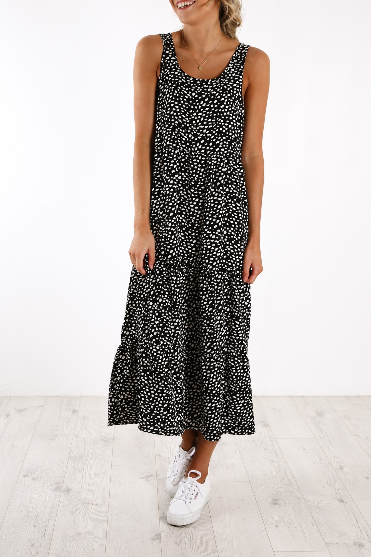 Whitney Midi Dress Print