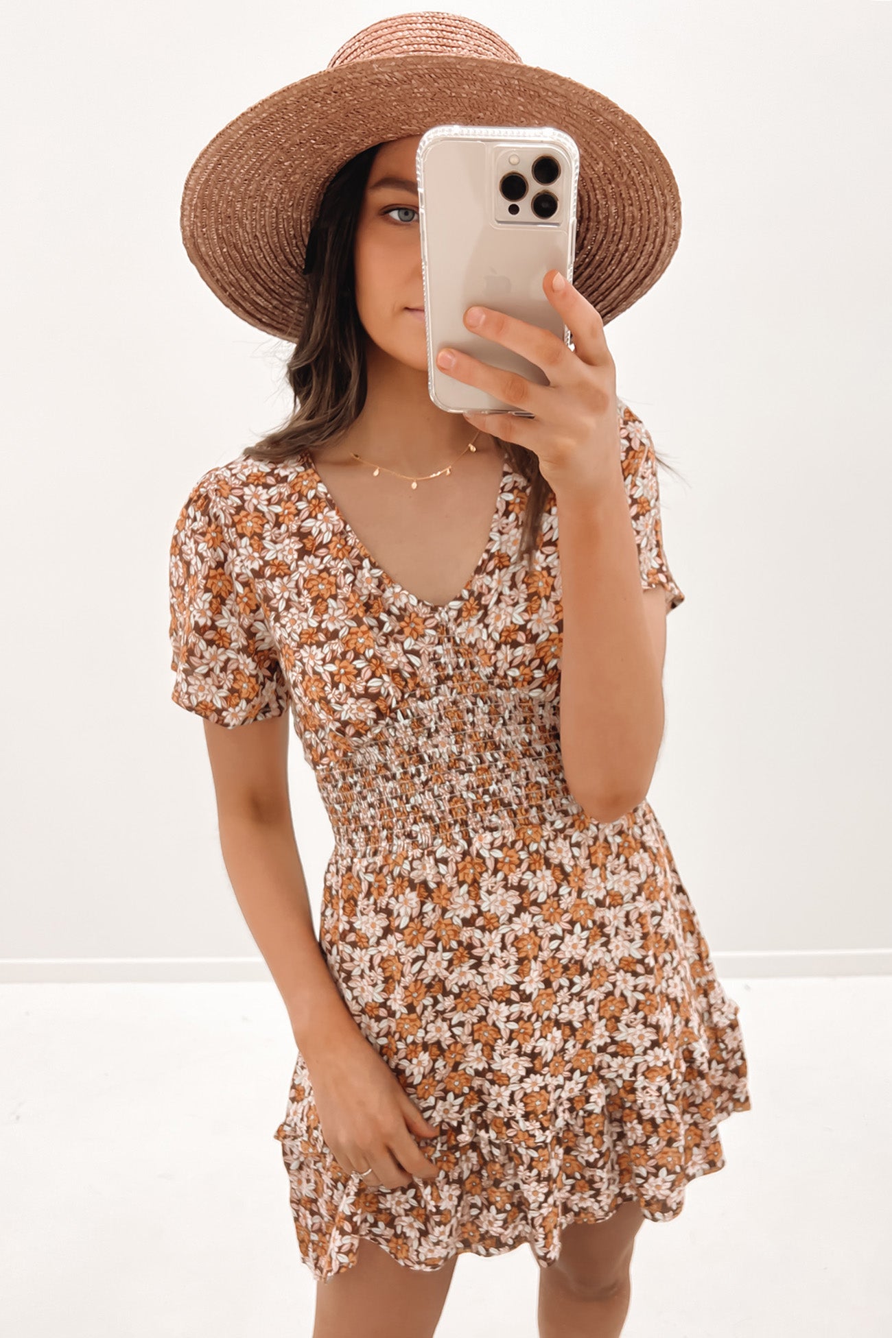 Willa Floral Mini Dress Print