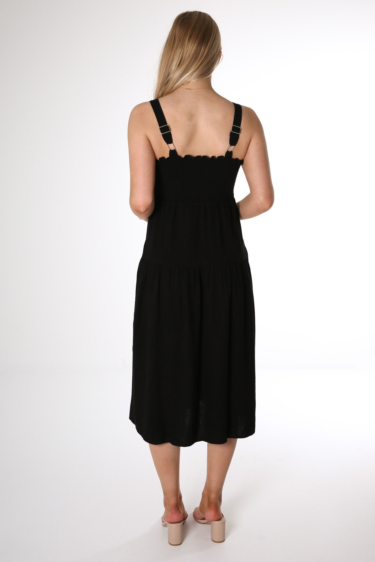 Willa Midi Dress Black