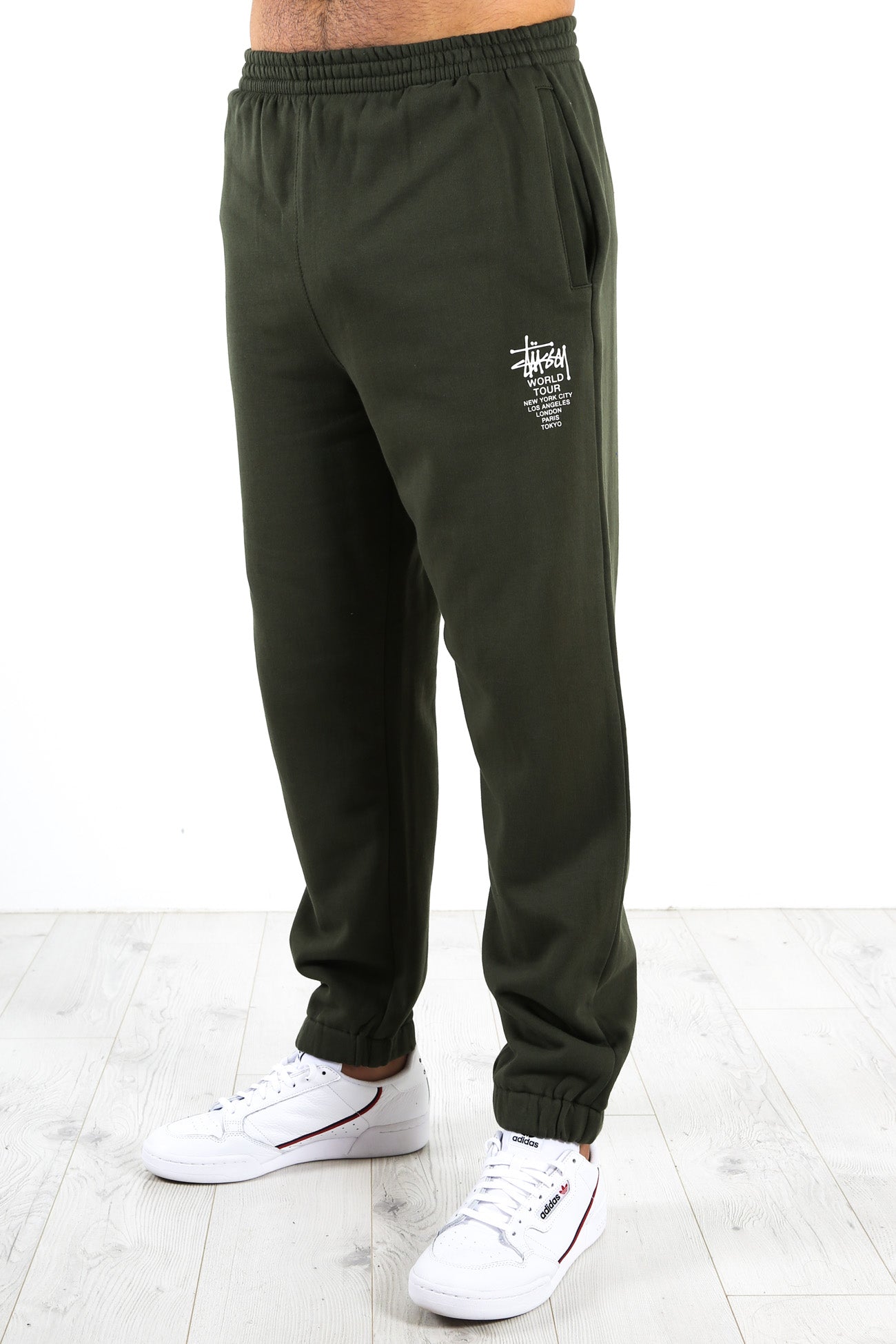 World Tour Trackpant Solid Flight Green