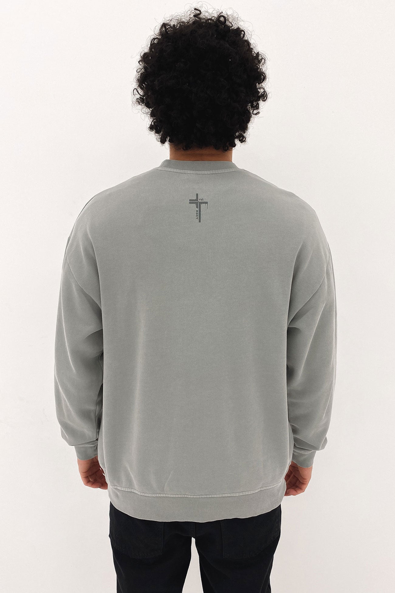 Yale Relaxed Sweater Pigment Grey