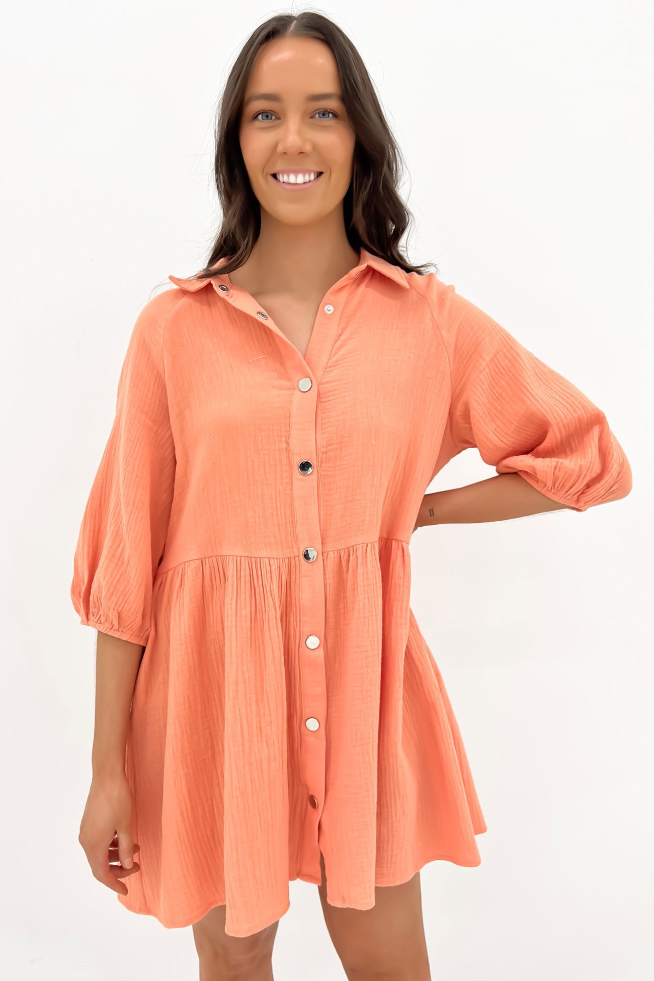 Zadie Mini Dress Orange