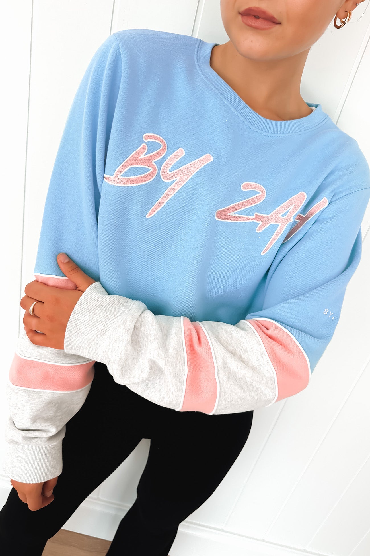 Zah College Fleece Powder Blue