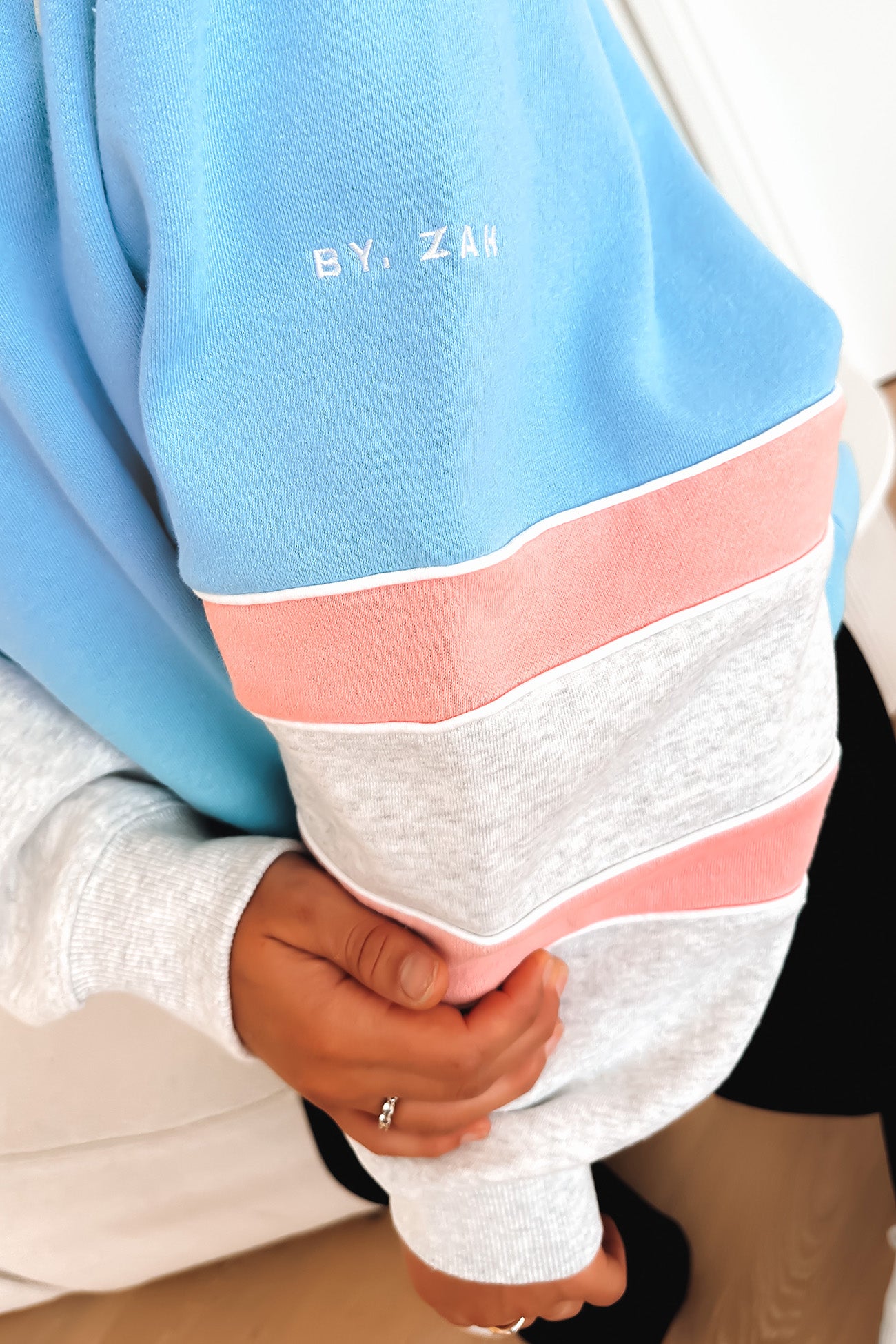 Zah College Fleece Powder Blue