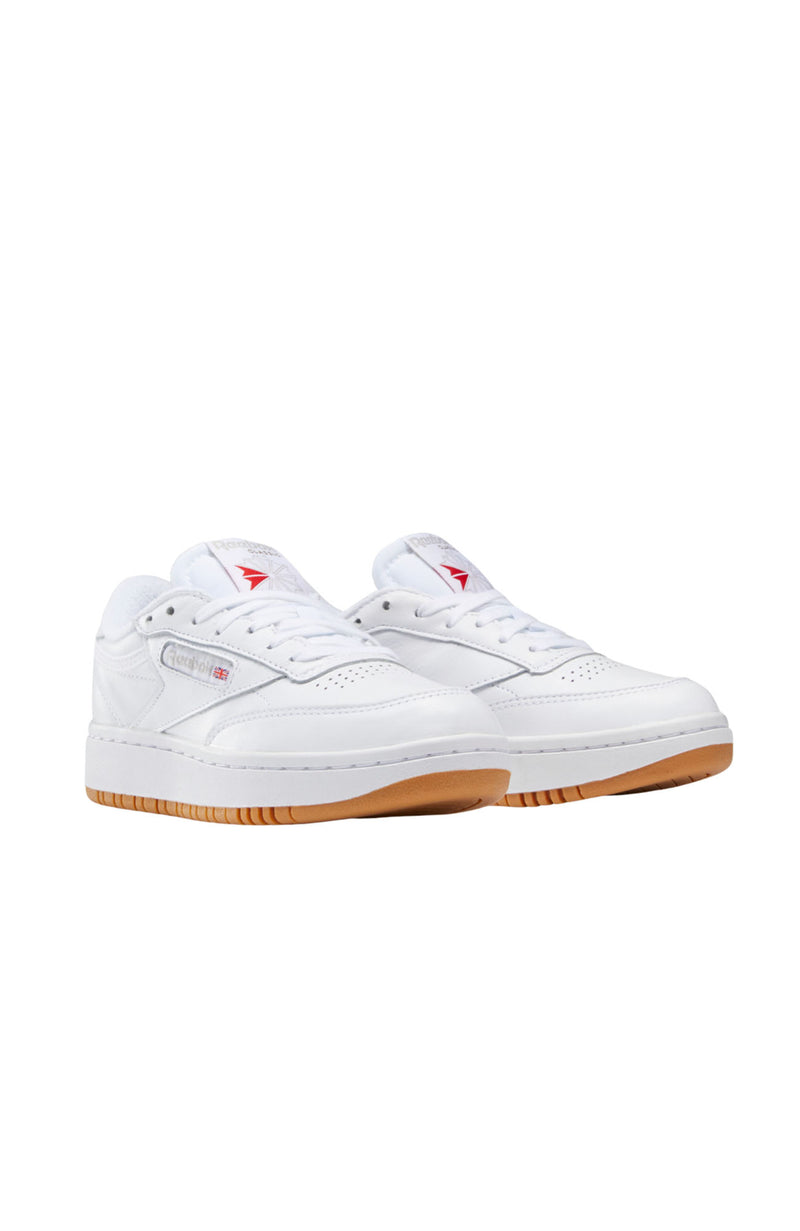 Reebok club c deals white gum