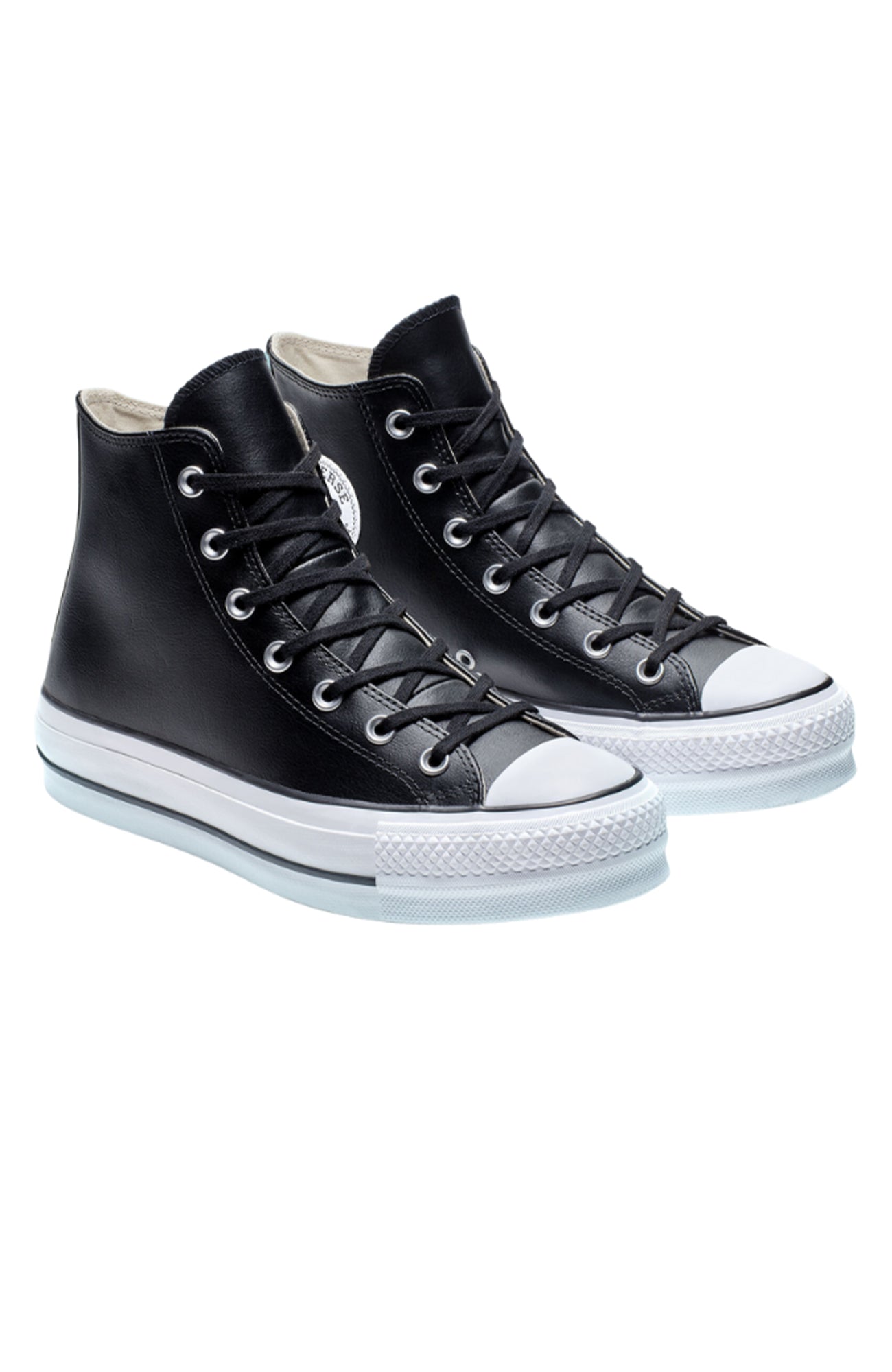 Chuck Taylor All Star Lift Clean Leather High Top Black