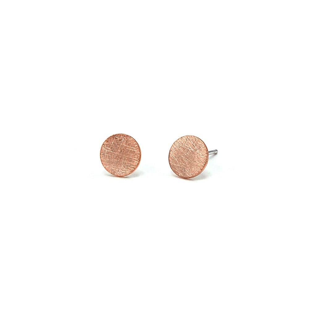 Circle Earrings Rose Gold Jolie & Deen - Jean Jail