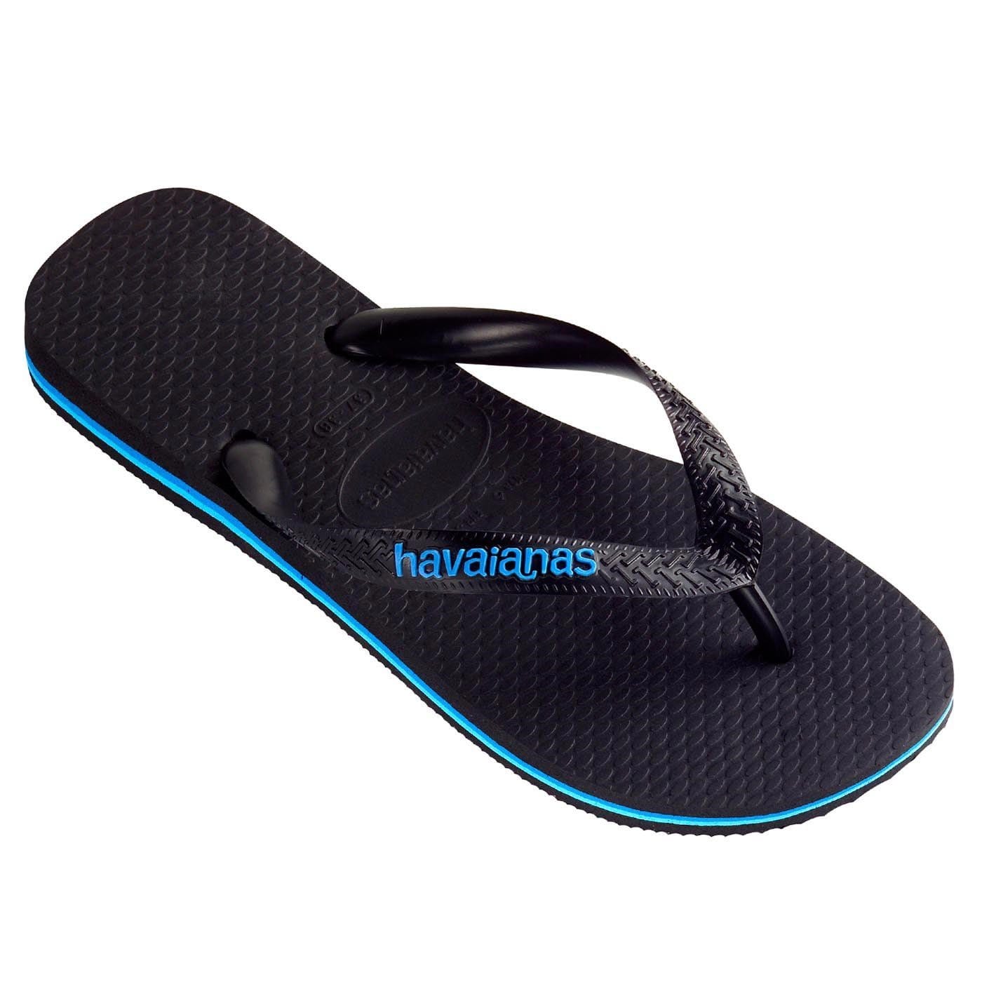 Filete Rubber Logo // Black Blue Havaianas - Jean Jail