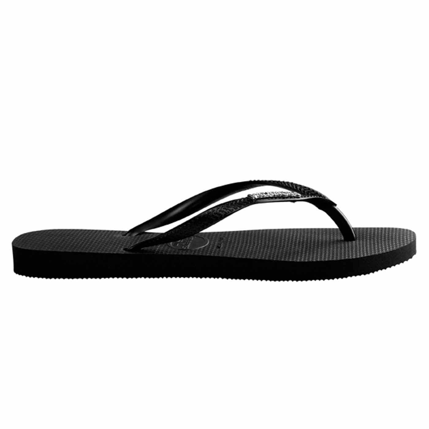 Slim Metal Black // Silver Female Havaianas - Jean Jail