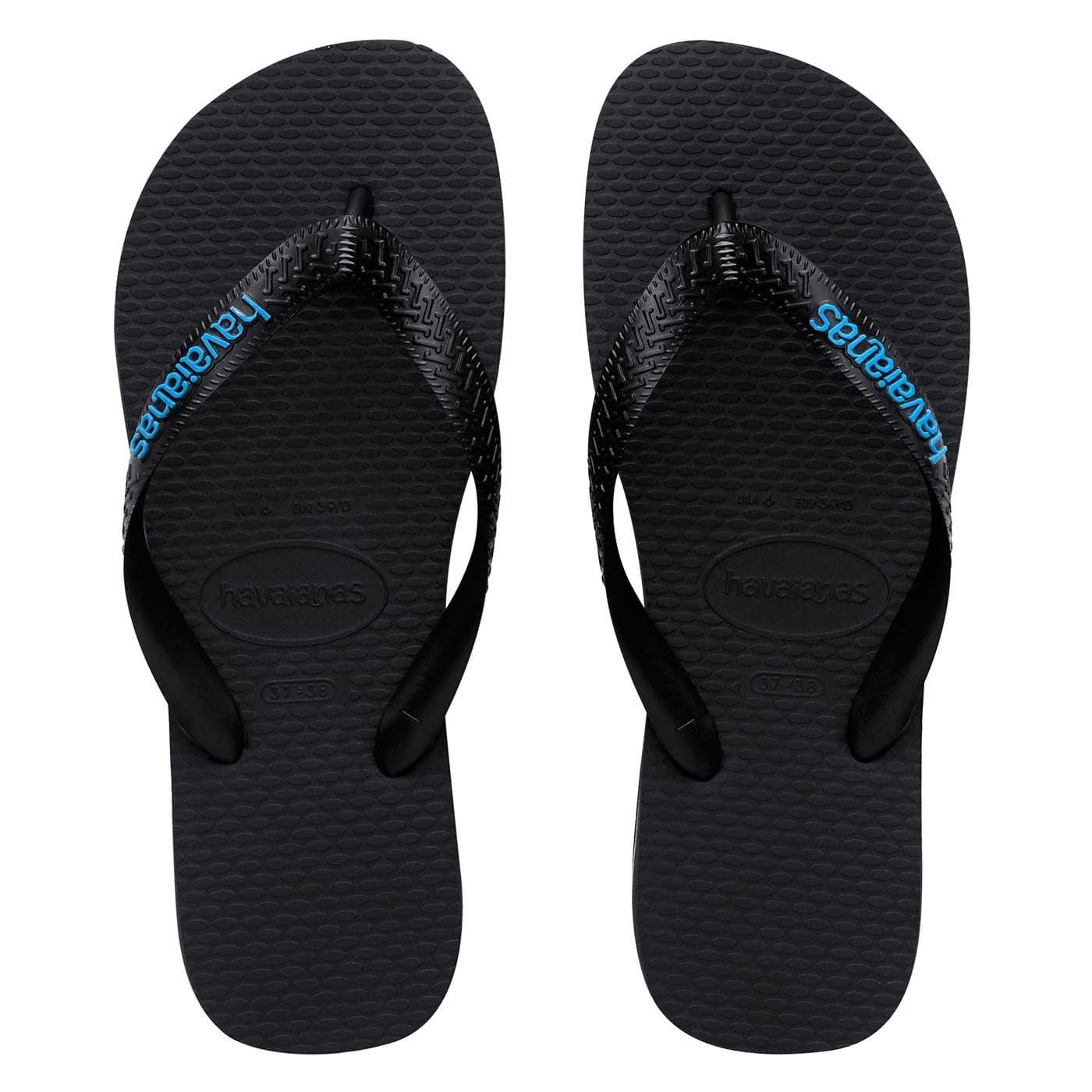 Filete Rubber Logo // Black Blue Havaianas - Jean Jail