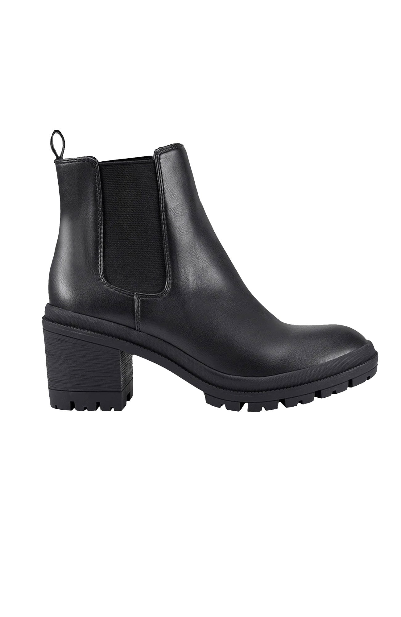 Georgia Chunky Combat Boot Black