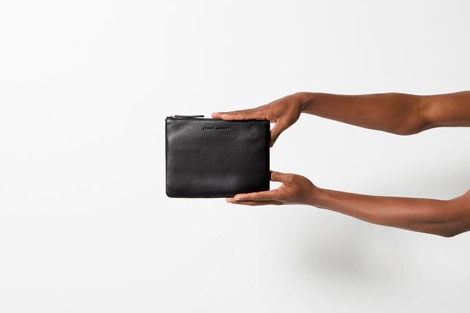 Fake It Clutch Black Status Anxiety - Jean Jail