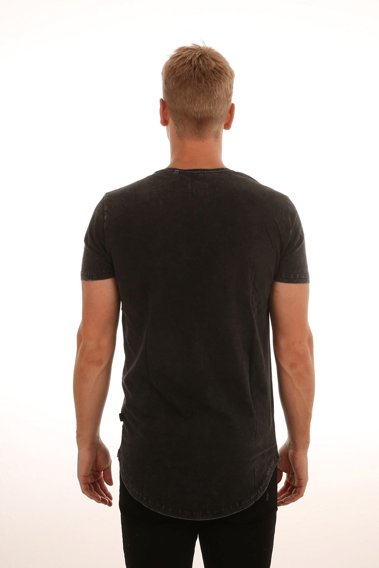 Acid Tail Tee Washed Black Silent Theory - Jean Jail