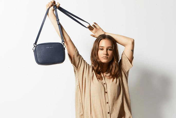 Plunder Bag Navy Blue Status Anxiety - Jean Jail