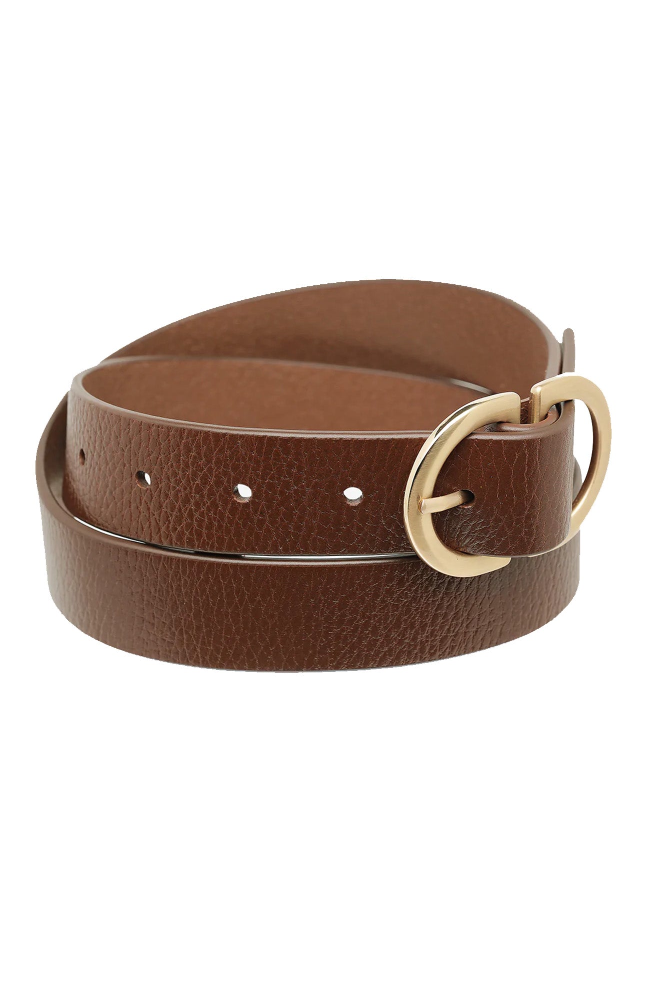 In Reverse Belt Tan Gold