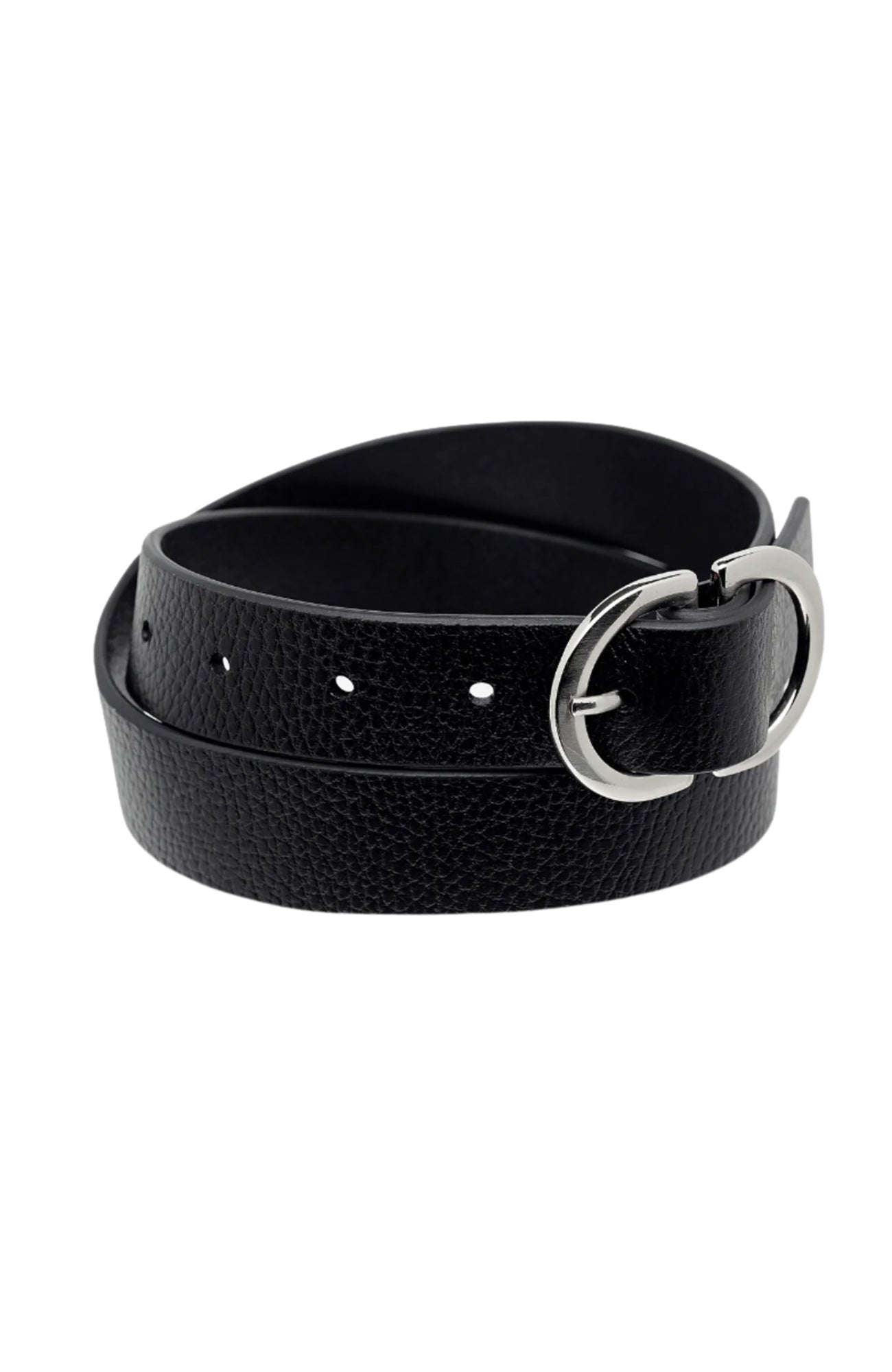 In Reverse Belt Black Silver