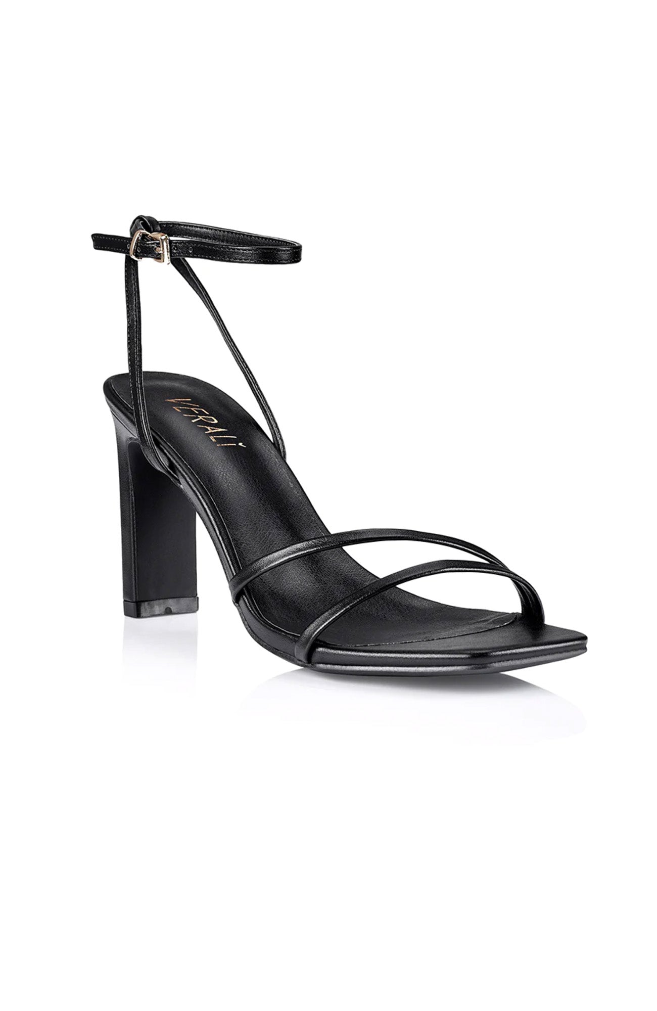 Kimmy Slim Strappy Heel Black