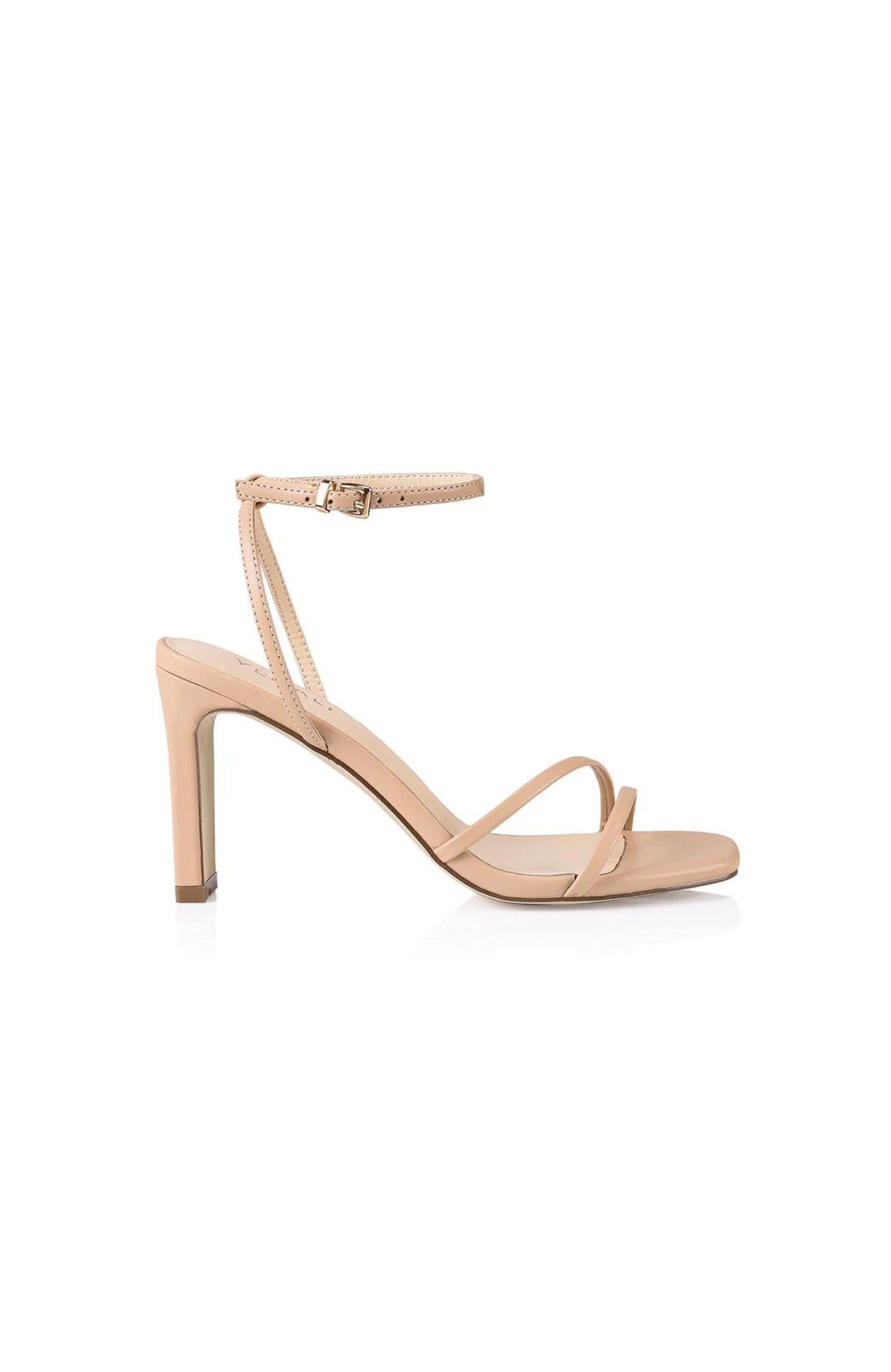 Kimmy Slim Strappy Heel Nude Smooth