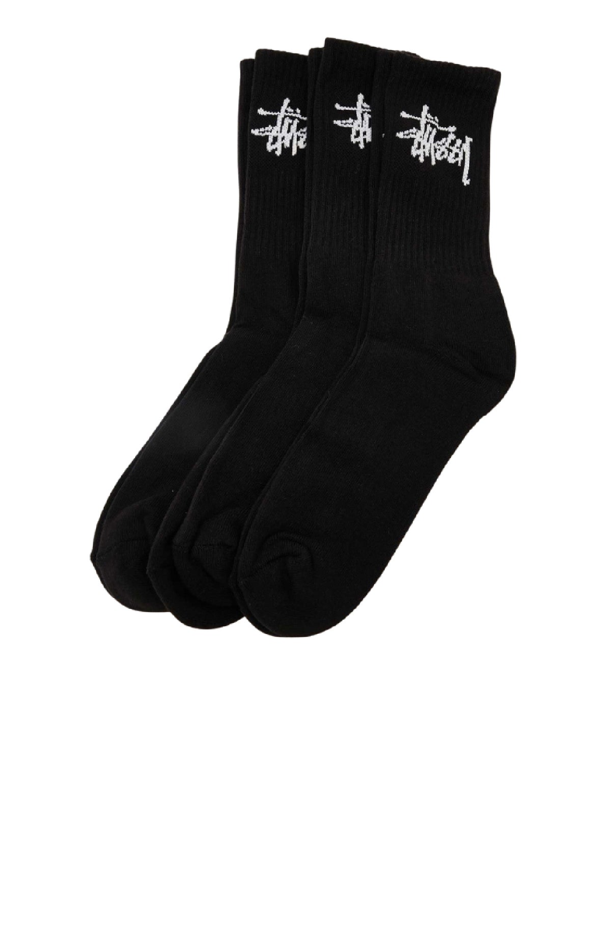 Mens Graffiti Crew Sock 3PK Black - Jean Jail