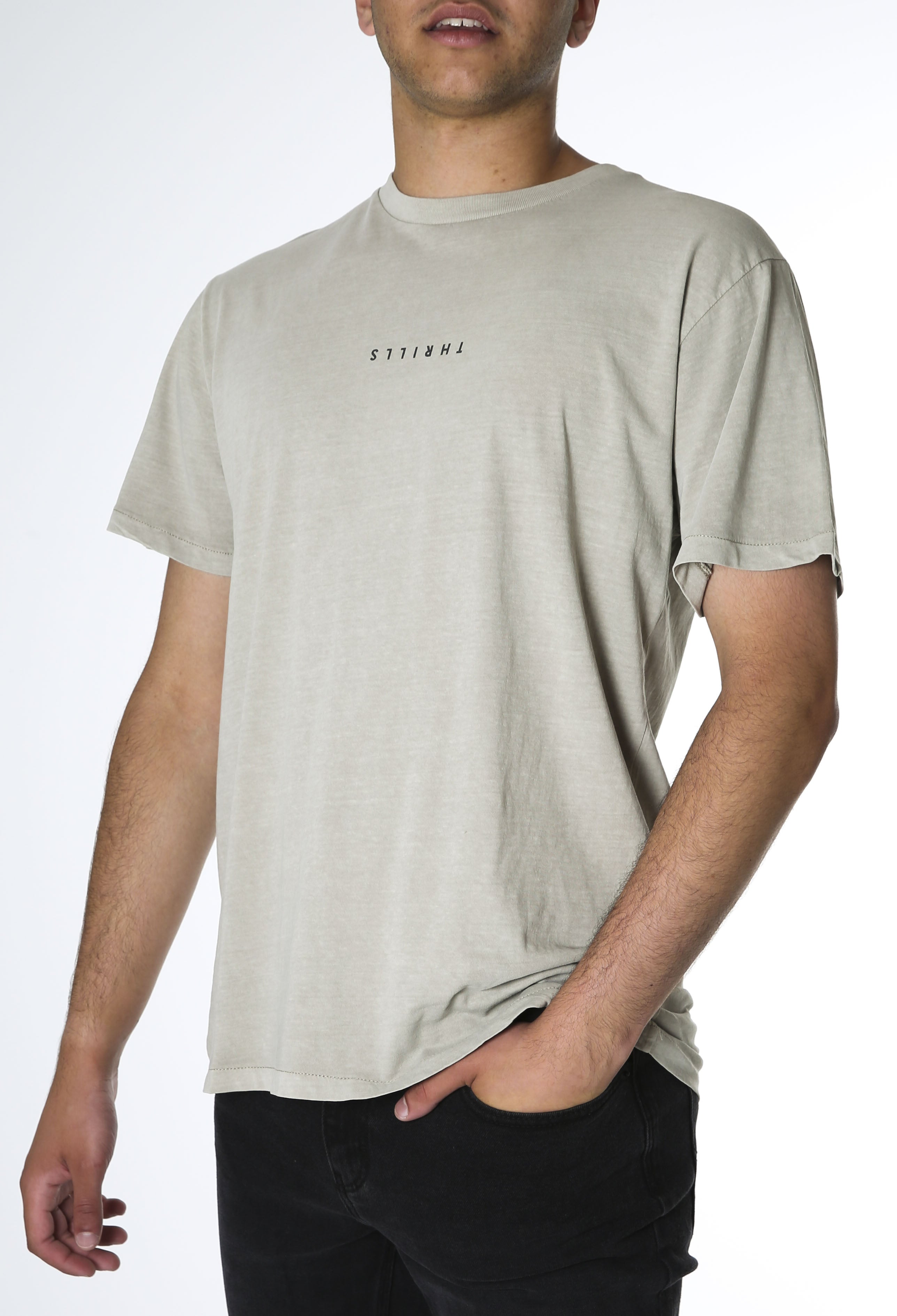 Minimal Thrills Merch Fit Tee Gravel