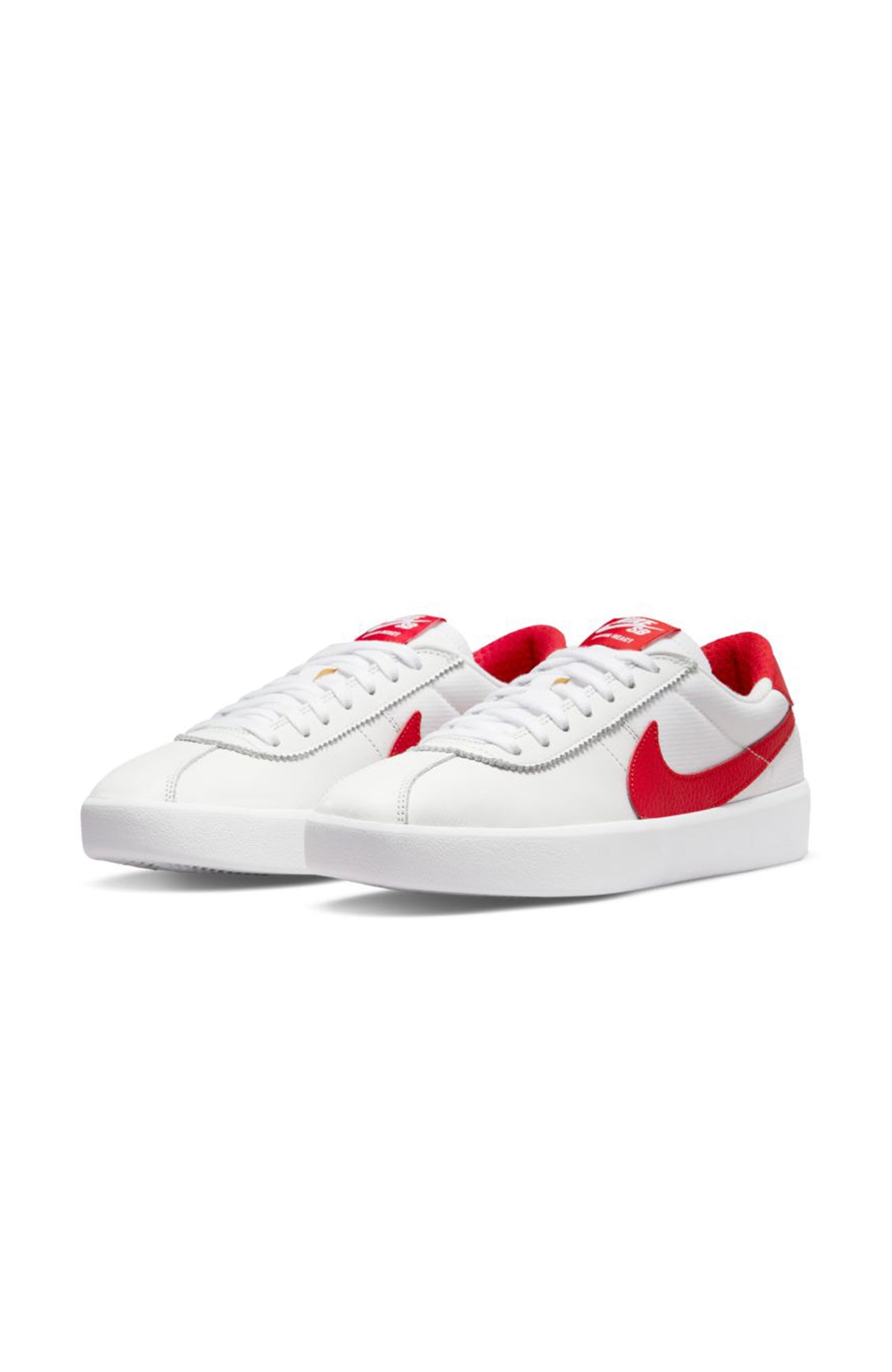 Nike SB Bruin React Skate Shoe White Red