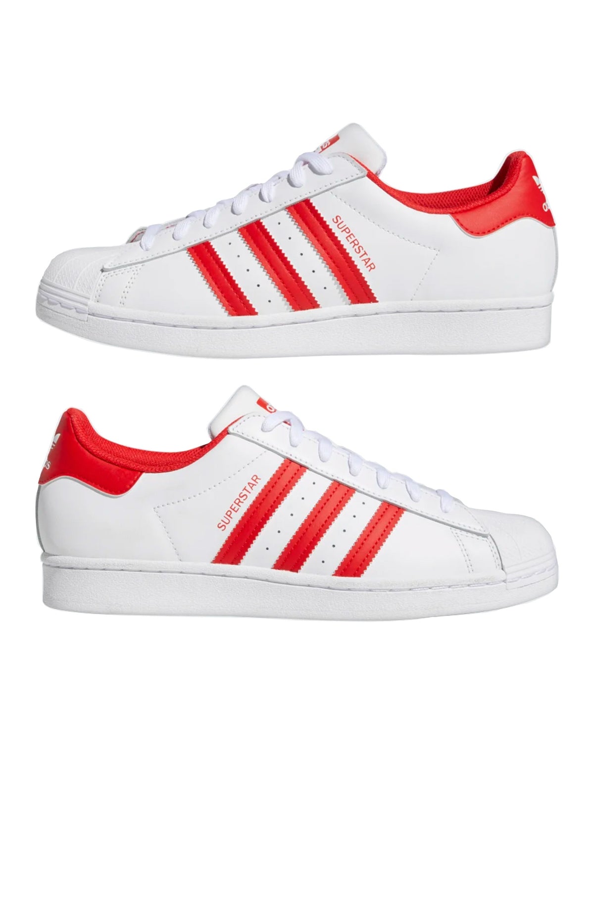 All red superstar shoes hotsell